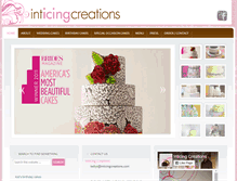 Tablet Screenshot of inticingcreations.com